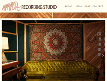 Tablet Screenshot of mammothrecordingstudio.com